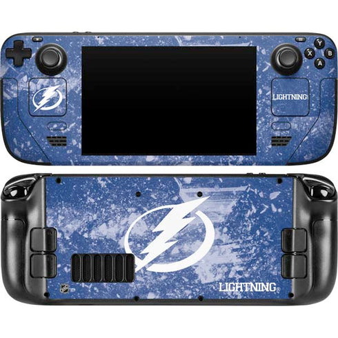 NHL Tampa Bay Lightning Frozen Steam Deck Handheld Gaming Computer Skin
